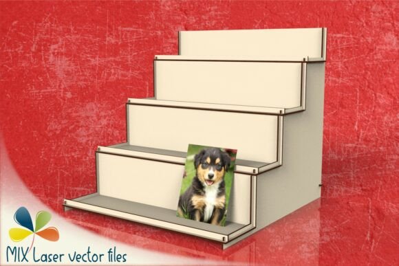 4.6mm Laser Cut Step Display Stand: Elevating Local Brand Identity