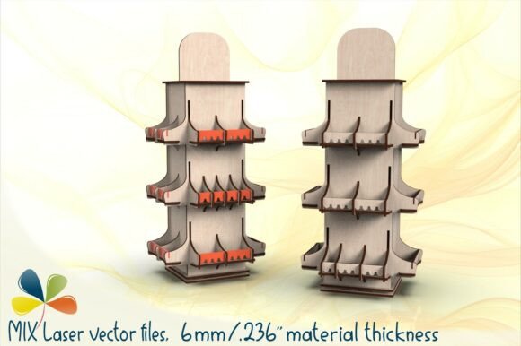 6mm Rotating Display Stand SVG File Review