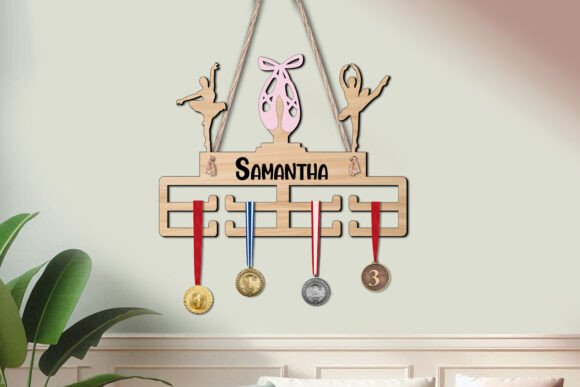 Ballet Woman SVG Medal Display Sport Han Laser Cutting Stands Review