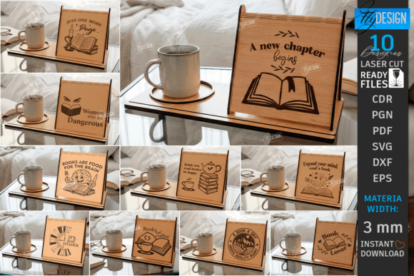 Book Stand with Coaster Laser Cut Bundle: A Designer’s Review for Modern Stands