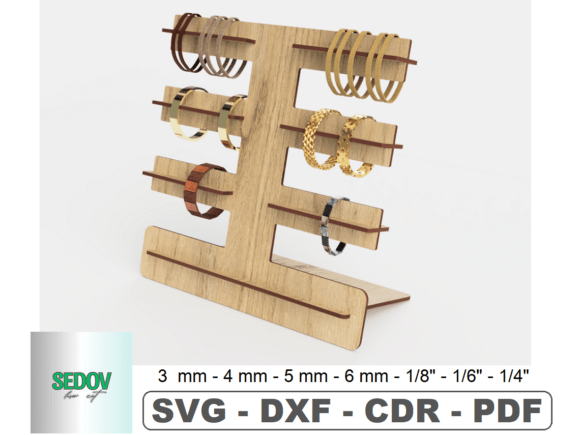 Bracelet Rack Laser Cut File Review for Stands