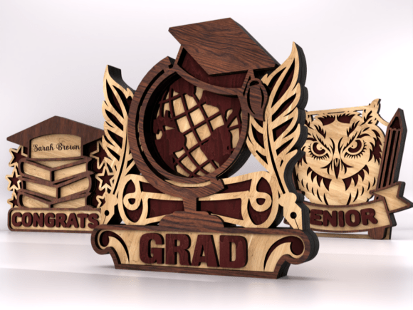 Graduation Stand Set: Laser Cutting Stands for Brand Storytelling
