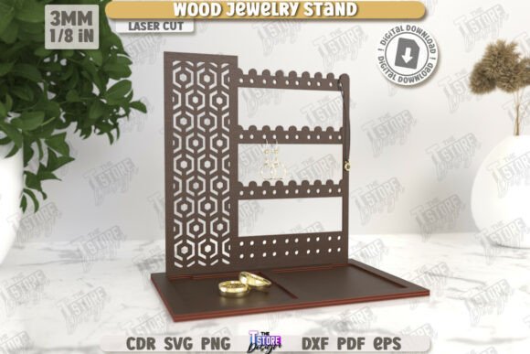 Jewelry Display Laser Cut Jewelry Stand for Stands