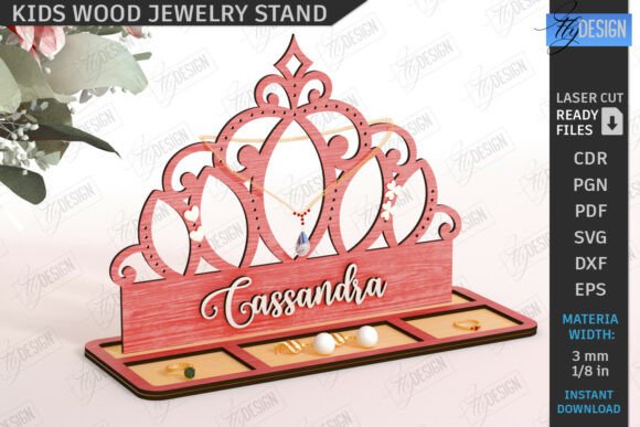 Kids Jewelry Stand Laser Cutting Stands Review