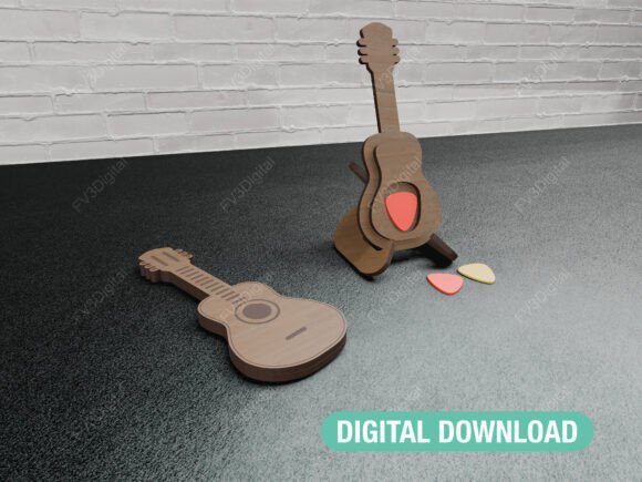 Laser Cut Case Template for Guitar Picks: A Designer’s Review for Stands and Content