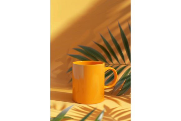 Orange Mug Mockup: A Fresh Graphic Design Asset for Mugs Amp Graphics