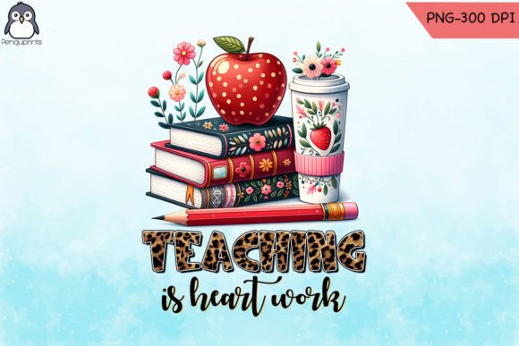 Teaching is a Heart Work PNG: A Designer's Review of Graphics for Crafts