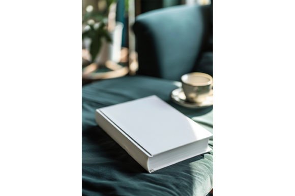 White Book Mockup for Graphics and Book Amp Projects
